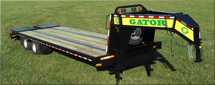 GOOSENECK TRAILER 30ft tandem dual - all heavy-duty equipment trailers special priced  Hancock County, Ohio